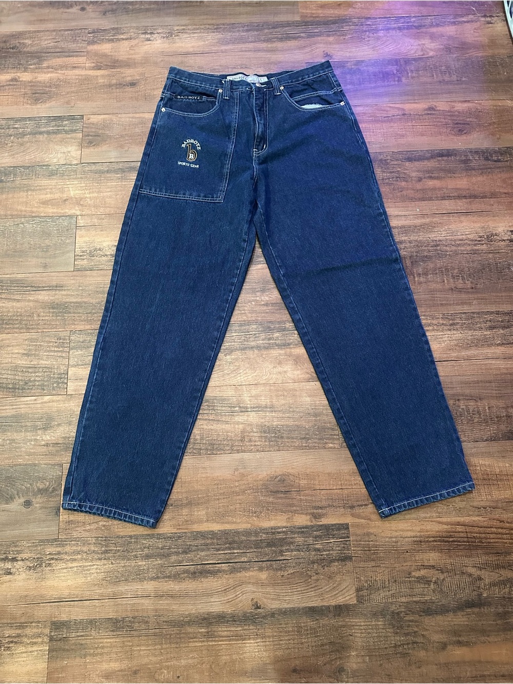 Rare Vintage Bad Boyz Sports Gear Baggy Jeans - Picture 2 of 9